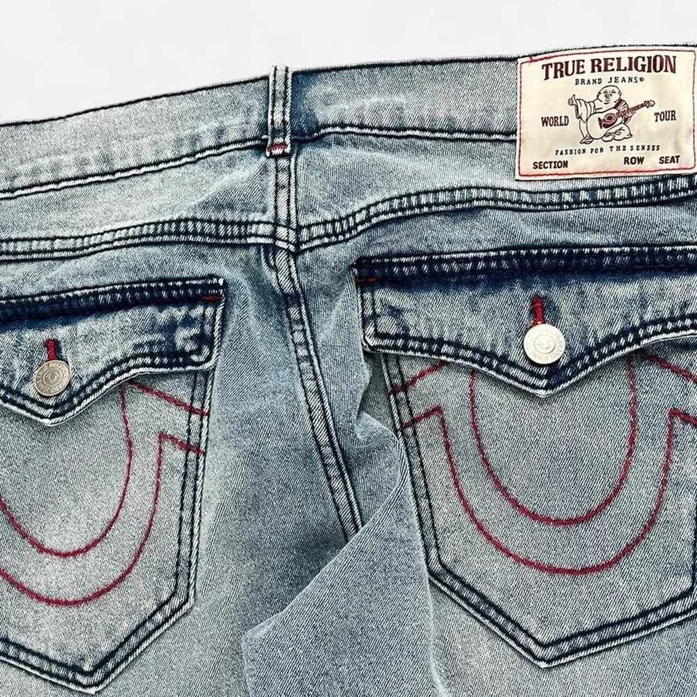 True Religion Ricky Relaxed Straight Jeans - NEW